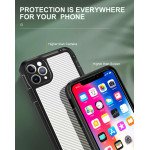 Wholesale Tuff Bumper Edge Shield Protection Armor Case for Motorola Moto E 2020 (Red)